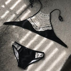 Black Lace Bikini Bathing suit